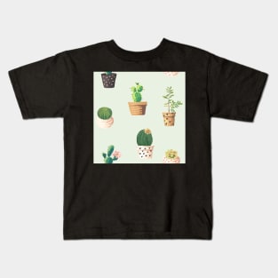 Catus Pattern Kids T-Shirt